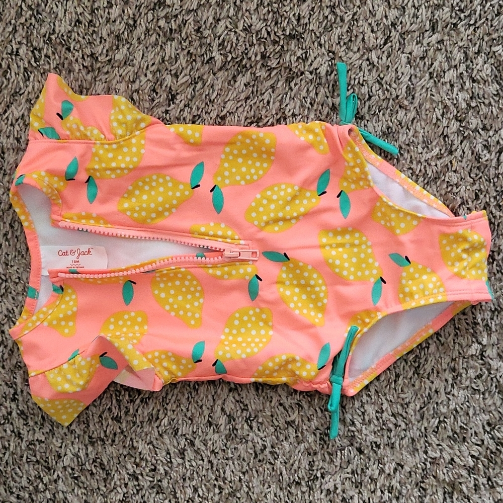 Cat & Jack one piece bathingsuit. Size 18 months.